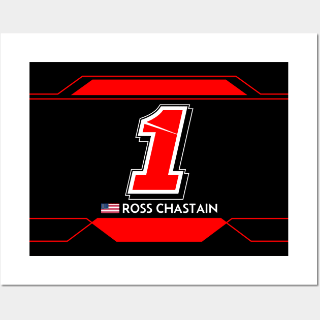 Ross Chastain #1 2023 NASCAR Design Wall Art by AR Designs 